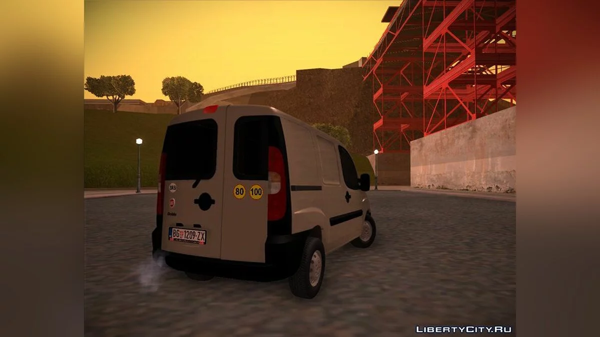 Fiat Doblo Van 2009 / GTA San Andreas