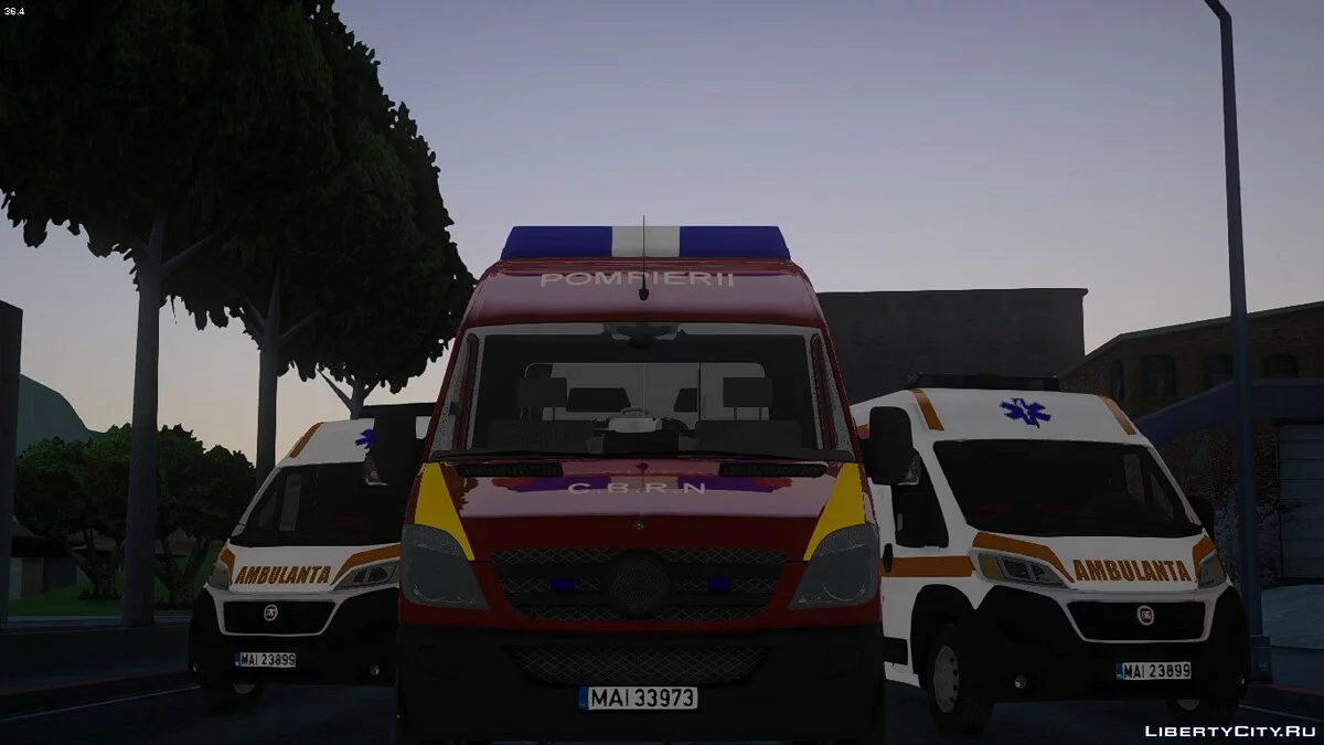 2016年菲亚特杜卡托 - 救护车专用车 / GTA San Andreas