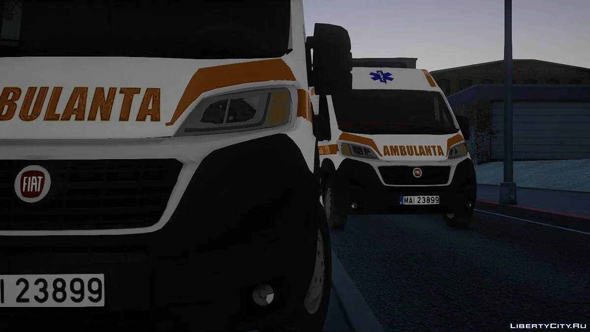 2016年菲亚特杜卡托 - 救护车专用车 / GTA San Andreas