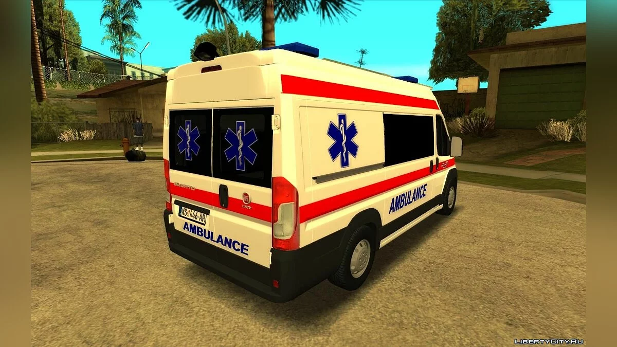 2020 Fiat Ducato Сербська швидка / GTA San Andreas