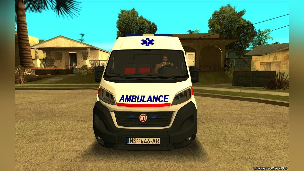 2020 Fiat Ducato Сербська швидка / GTA San Andreas