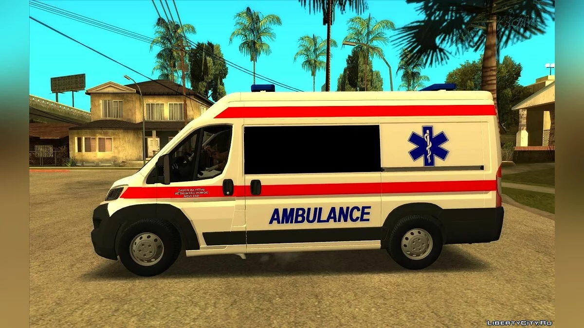 2020 Fiat Ducato Сербська швидка / GTA San Andreas