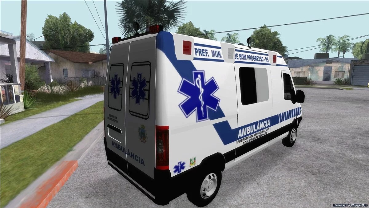 Fiat Ducato Brasilianische Ambulanz / GTA San Andreas