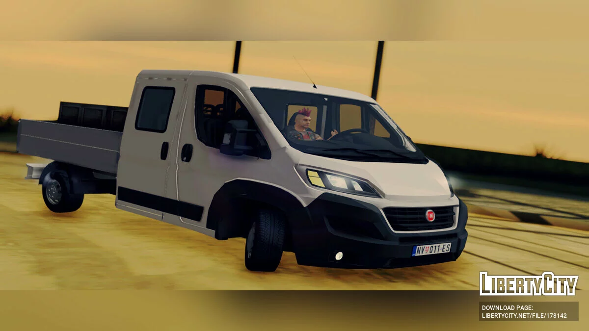 Fiat Ducato Pickup 2020 / GTA San Andreas