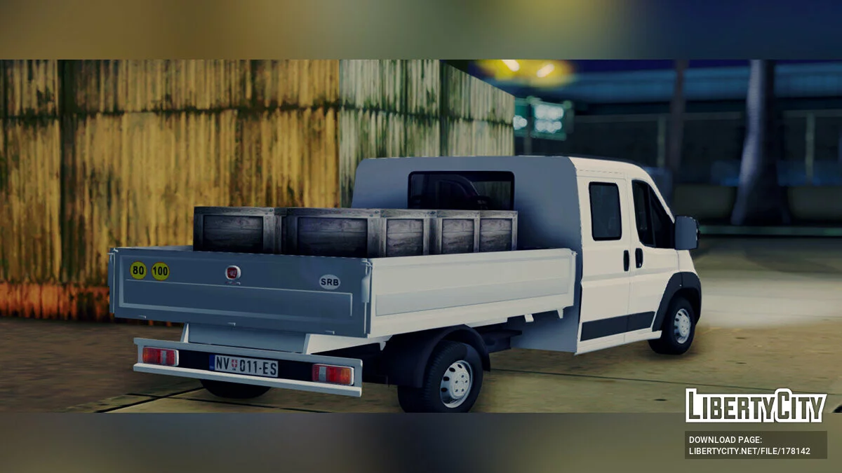 Fiat Ducato Pickup 2020 / GTA San Andreas