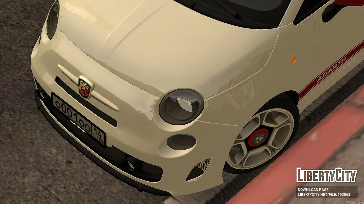 Abarth 500 + CCD / GTA San Andreas