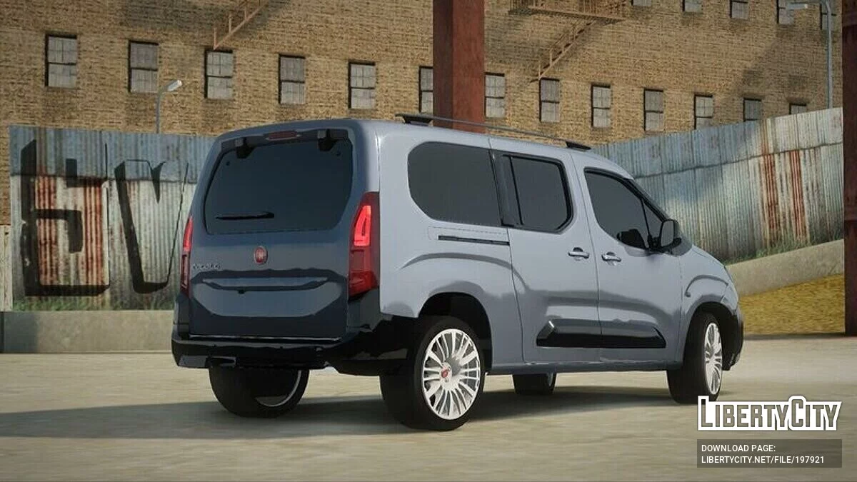 Fiat E- Doblo XL 2023 / GTA San Andreas