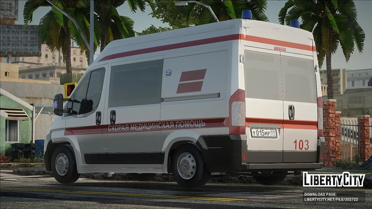 菲亚特 Ducato 救护车 / GTA San Andreas