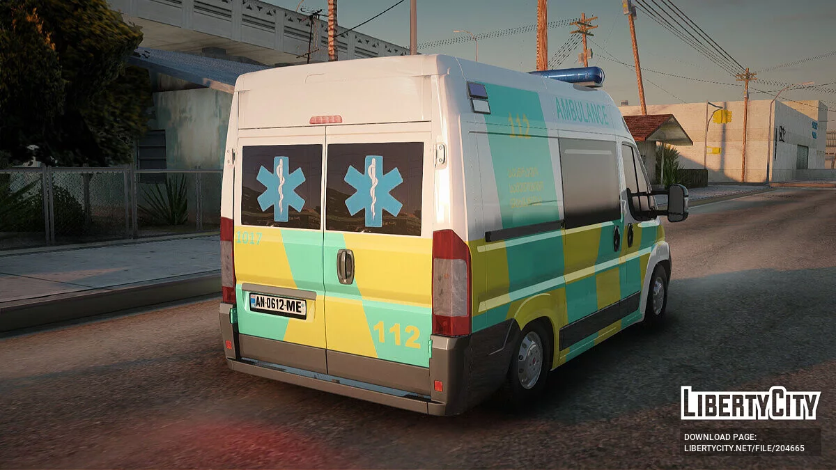 Fiat Ducato Geo Ambulance / GTA San Andreas