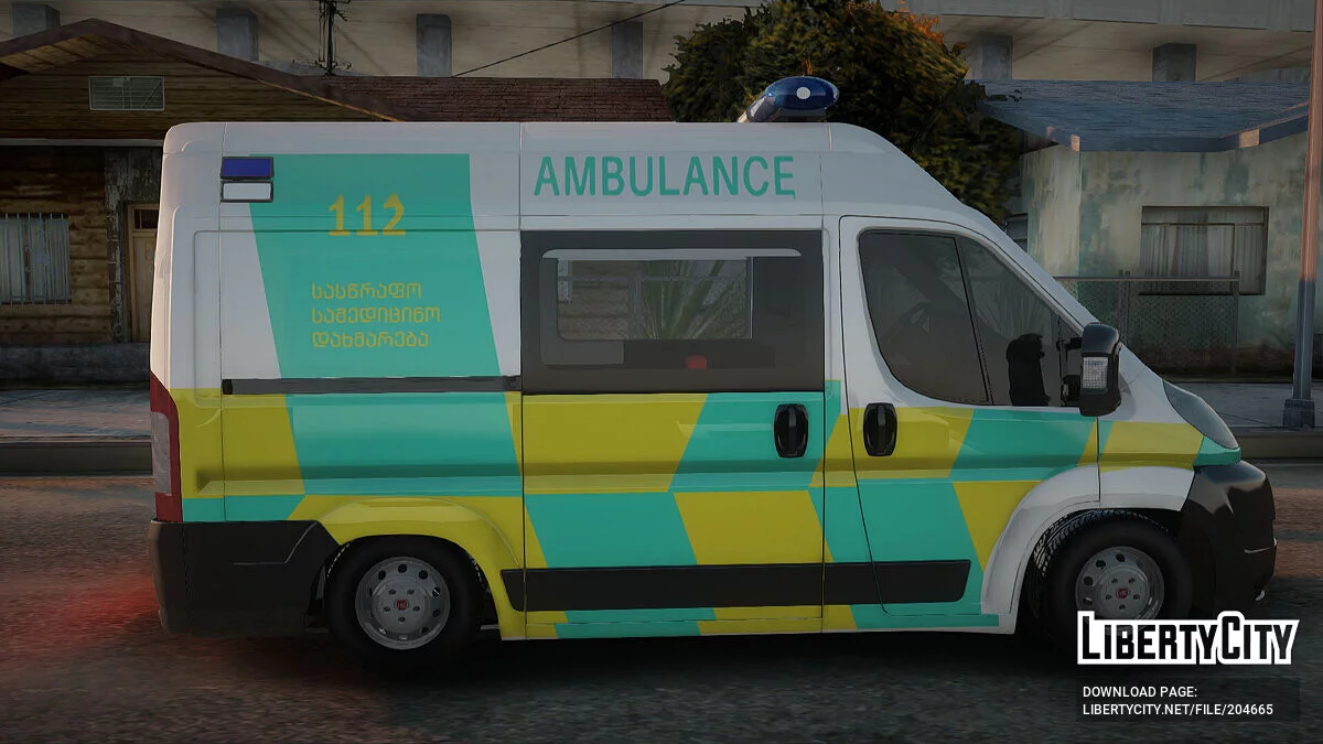 Fiat Ducato Geo Ambulance / GTA San Andreas