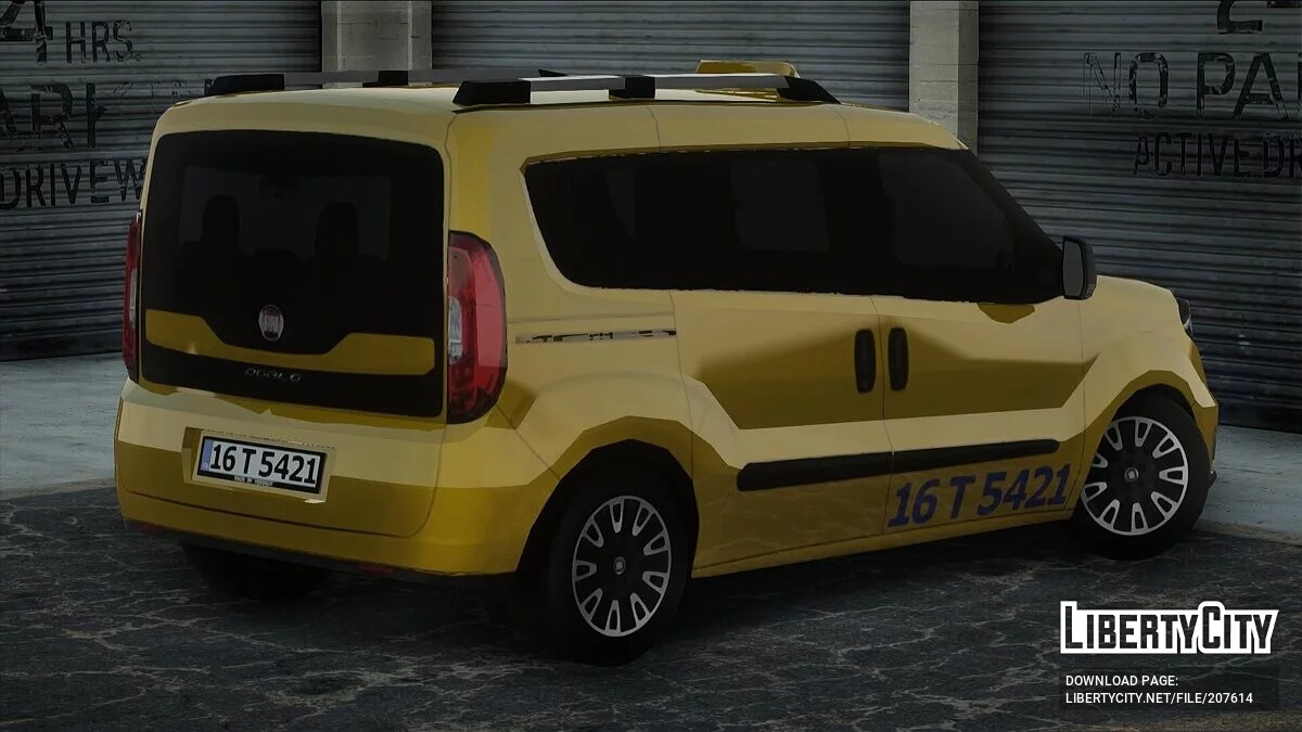 Módulo de Táxi Fiat Doblo LowPoly / GTA San Andreas