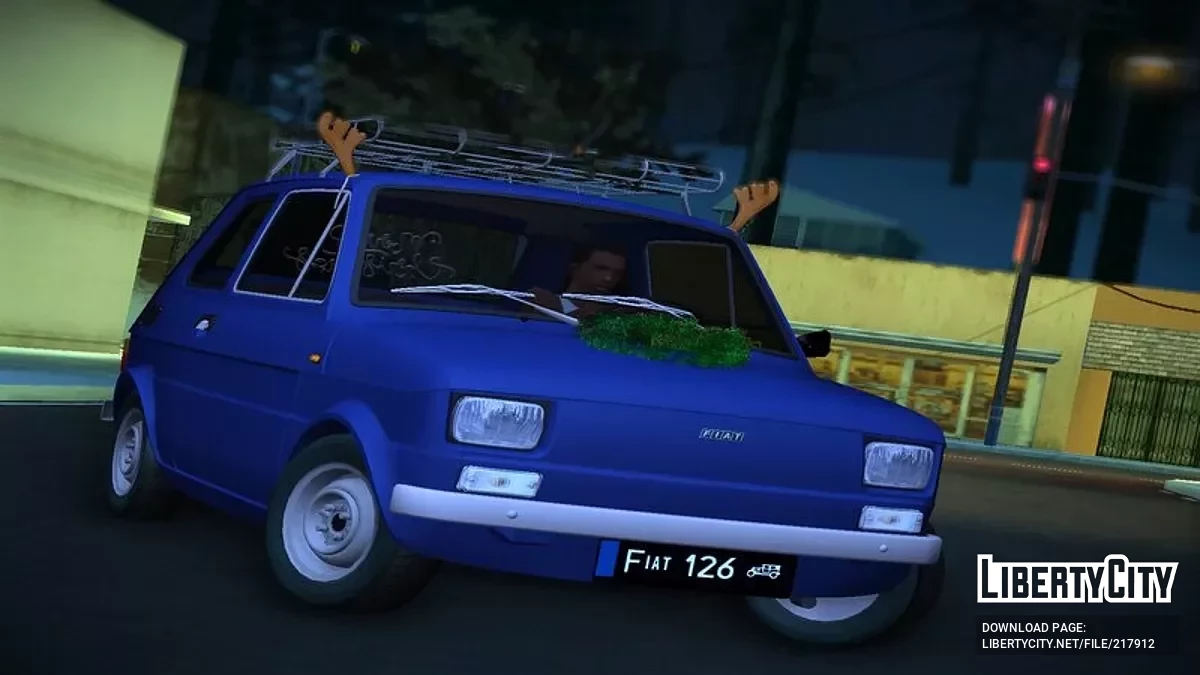 Fiat 126 Bambino Edição de Natal / GTA San Andreas