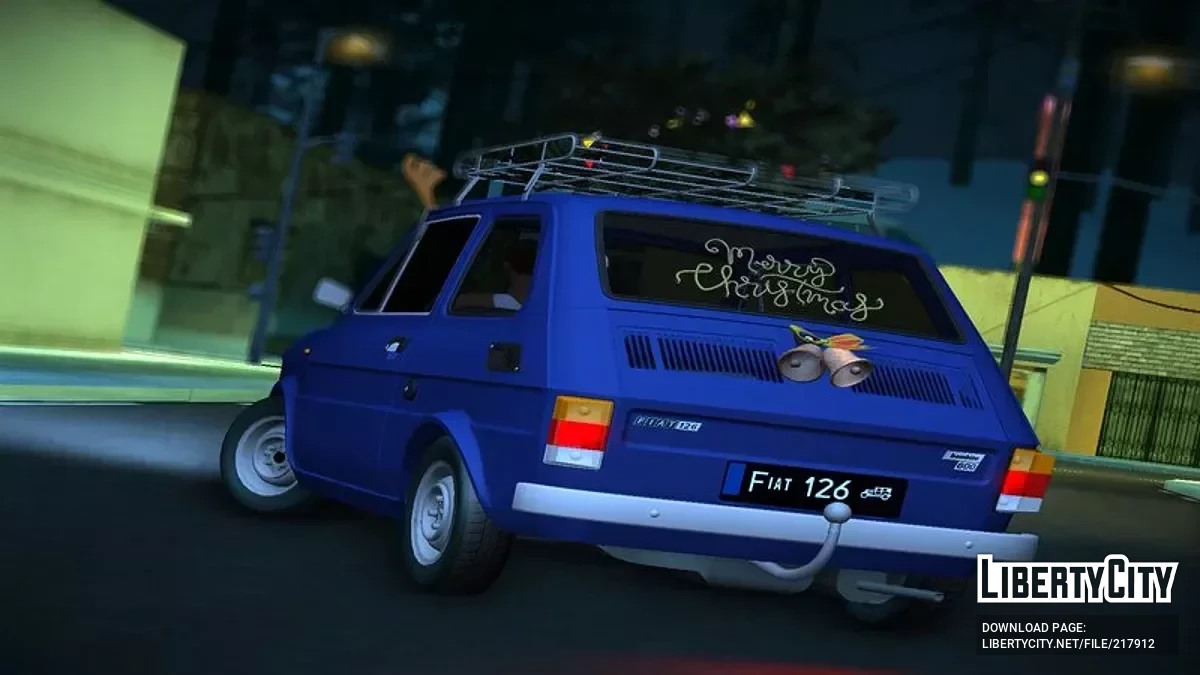 Fiat 126 Bambino Edição de Natal / GTA San Andreas