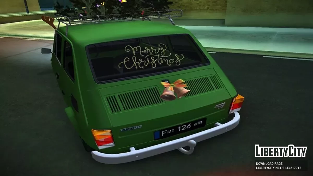 Fiat 126 Bambino Edição de Natal / GTA San Andreas