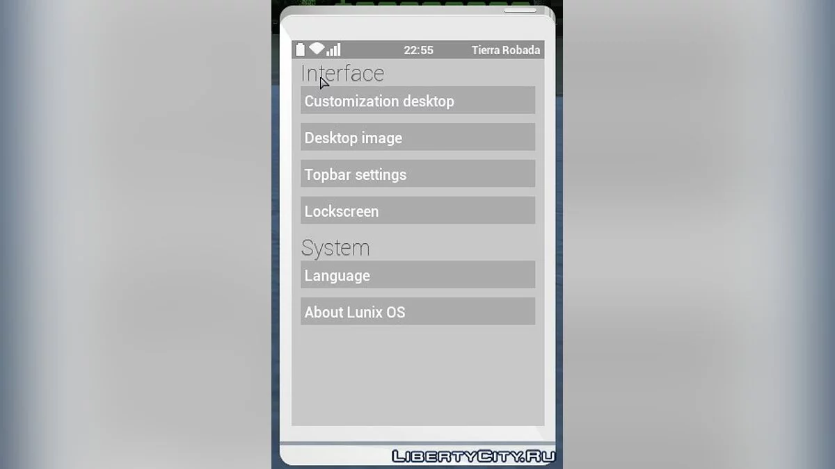 Téléphone Lunix OS Stable / GTA San Andreas