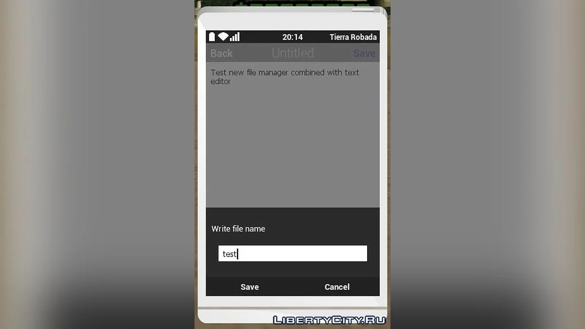 Téléphone Lunix OS Stable / GTA San Andreas