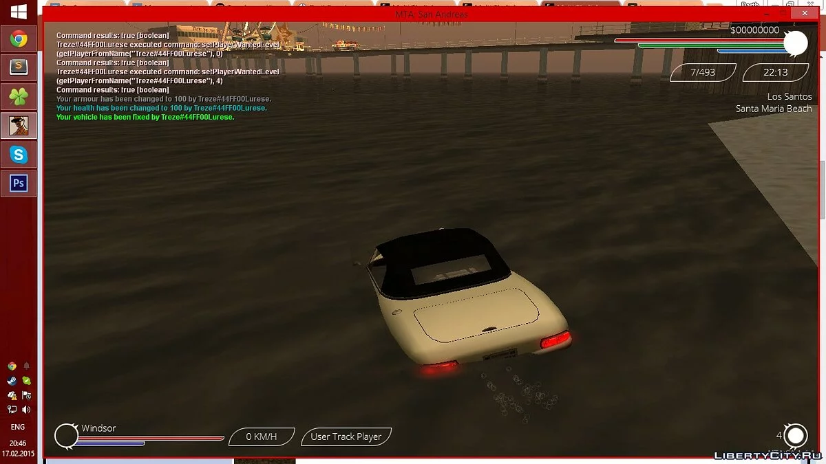 Користувацький мінімалістичний HUD / GTA San Andreas