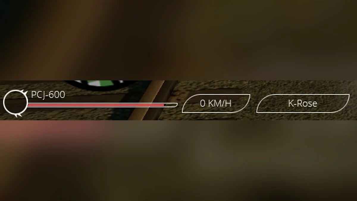 Custom Minimalistic HUD / GTA San Andreas