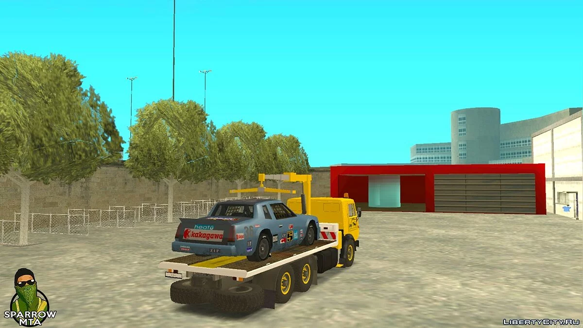 Trabajo como remolcador + Kamaz / GTA San Andreas