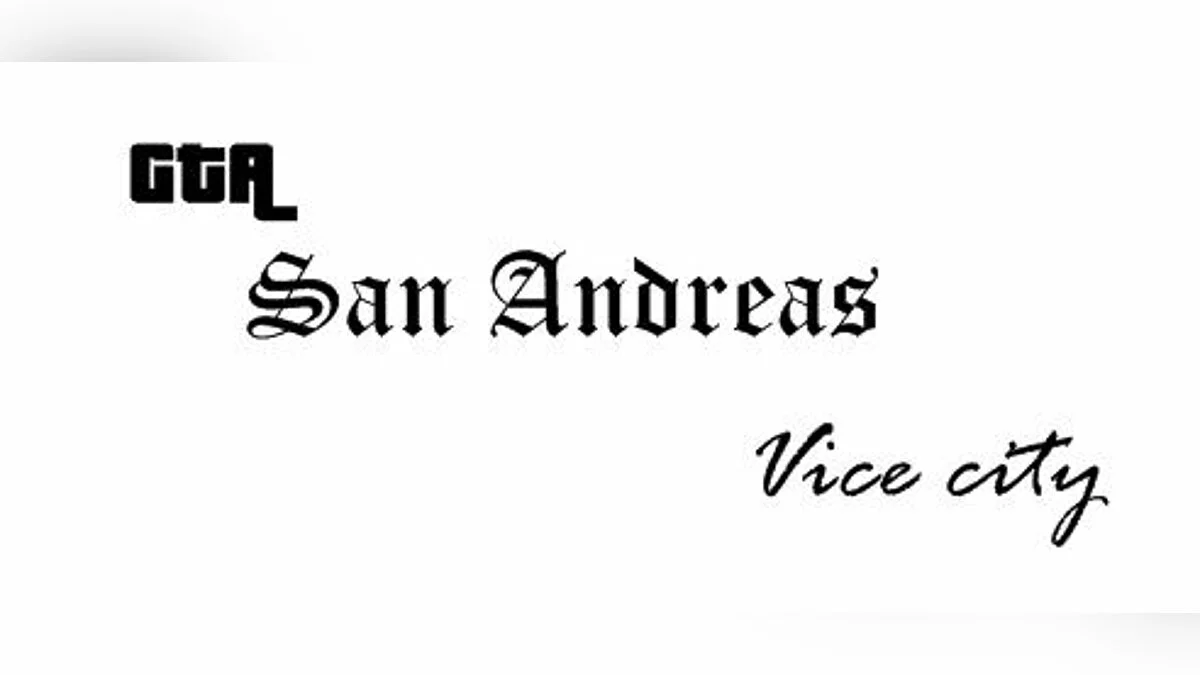 Tipografías / GTA San Andreas