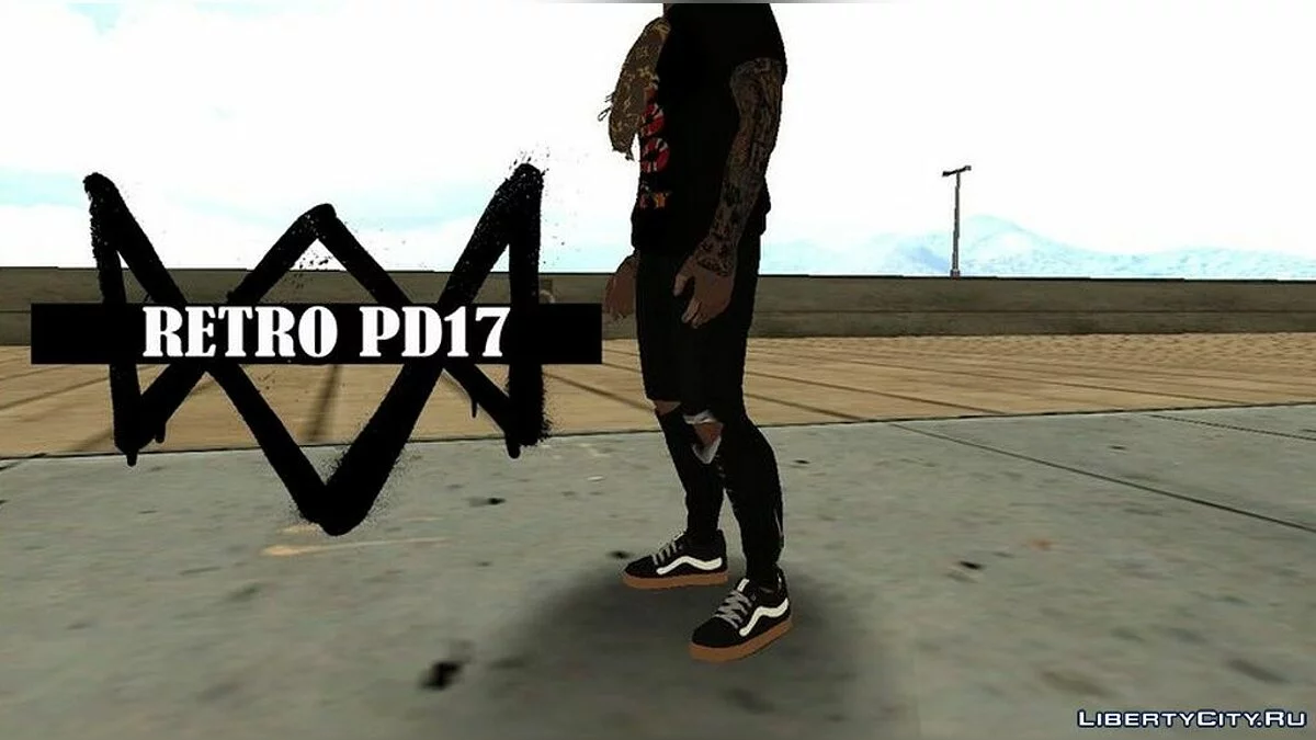 Baskets Vans Syndicate pour Franklin / GTA San Andreas