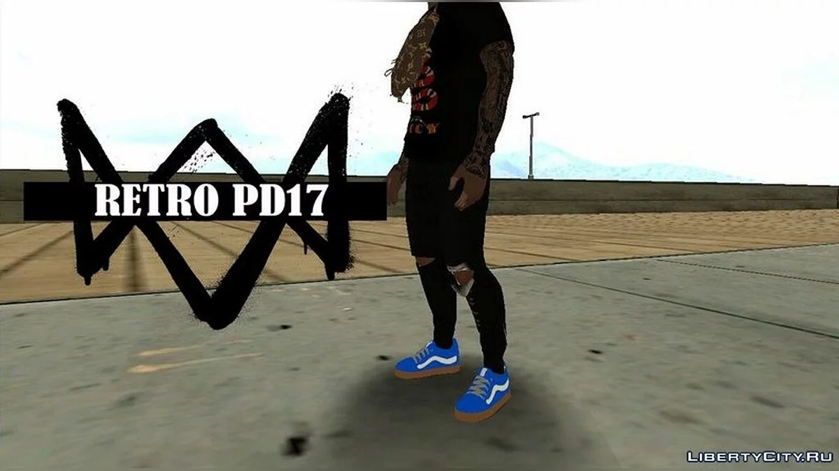 Baskets Vans Syndicate pour Franklin / GTA San Andreas