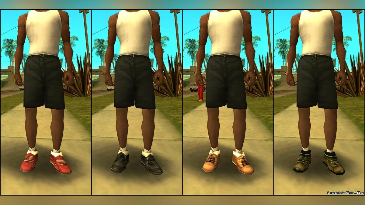 Textures de chaussures mises à jour v1.0.1 / GTA San Andreas