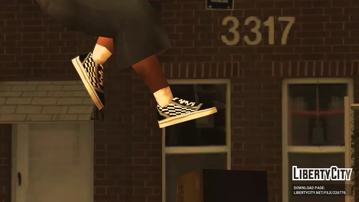 Damalı Vans Eski Okul / GTA San Andreas