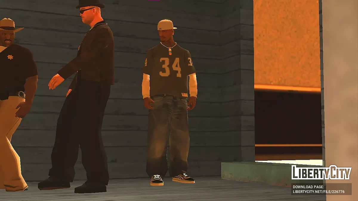 Damalı Vans Eski Okul / GTA San Andreas
