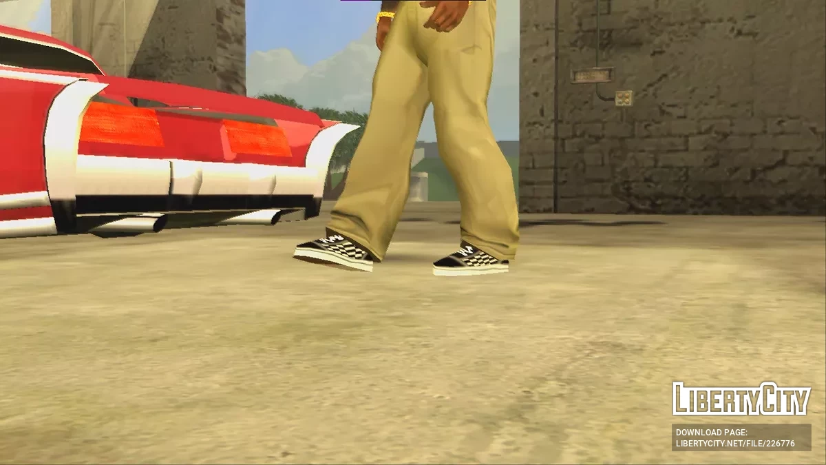 Damalı Vans Eski Okul / GTA San Andreas