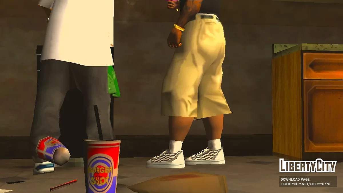 Damalı Vans Eski Okul / GTA San Andreas