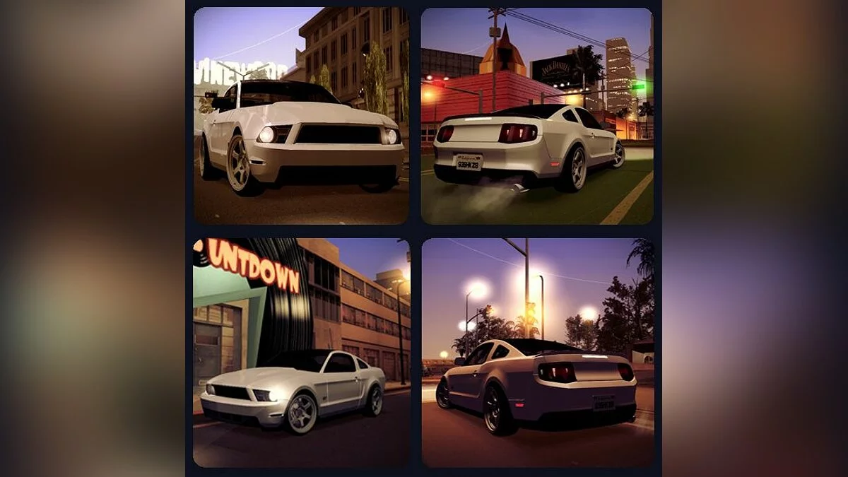 2011 Ford Mustang GT B&W / جي تي إيه سان أندرياس