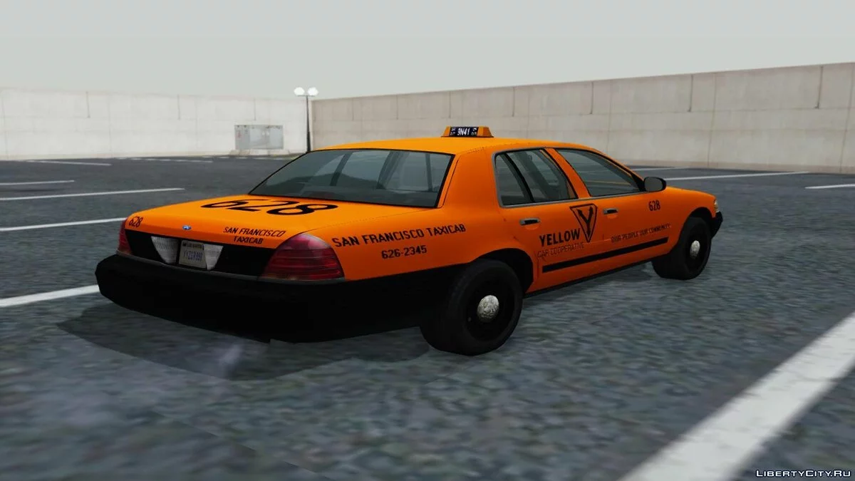 Ford Crown Victoria Taxi de San Francisco / GTA San Andreas