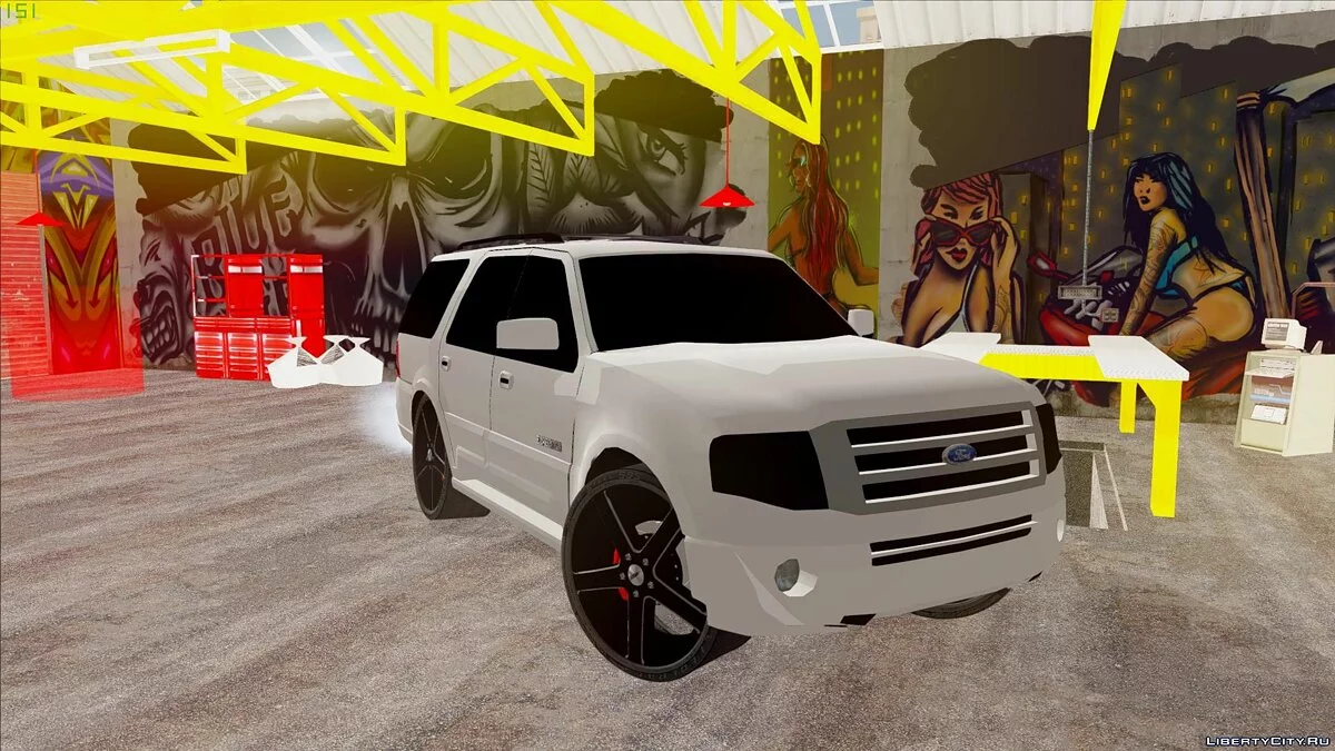 Стилізаційний комплект Urban Rider для Ford Expedition від 3dCarbon 2008 / GTA San Andreas