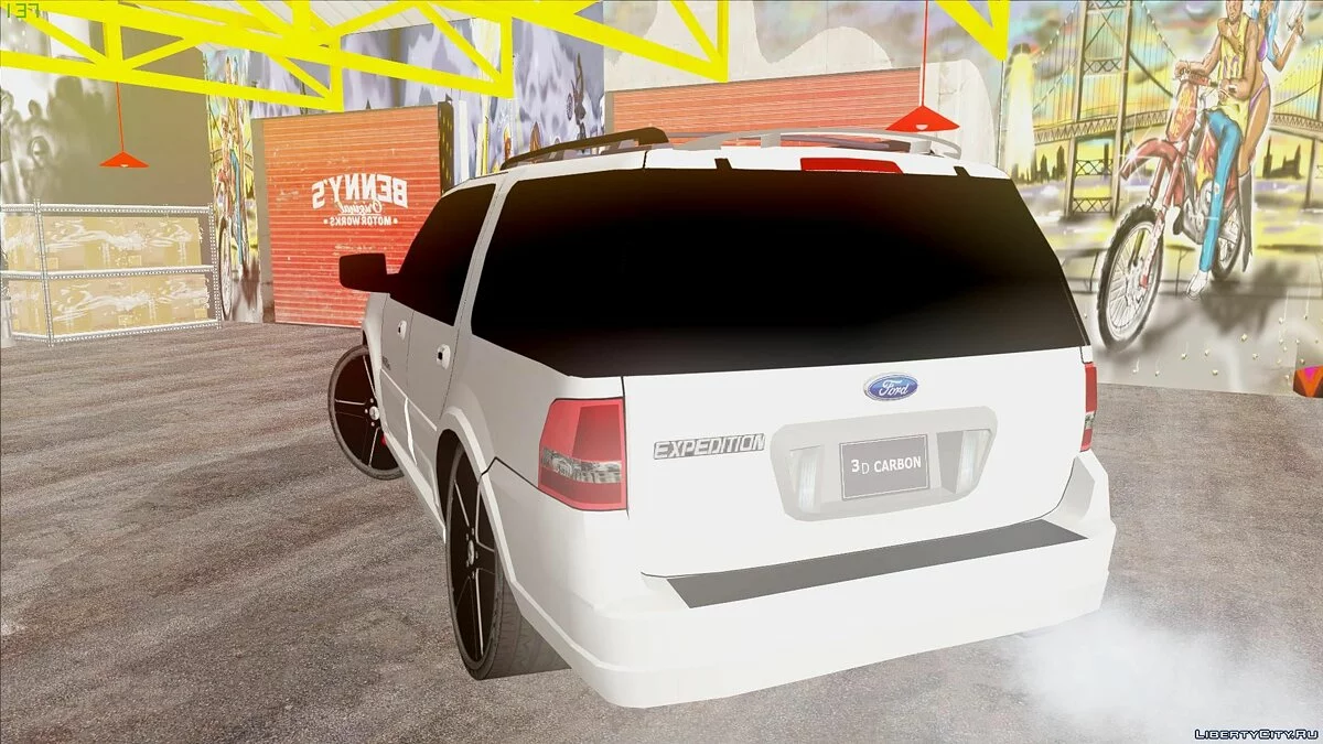 Стилізаційний комплект Urban Rider для Ford Expedition від 3dCarbon 2008 / GTA San Andreas