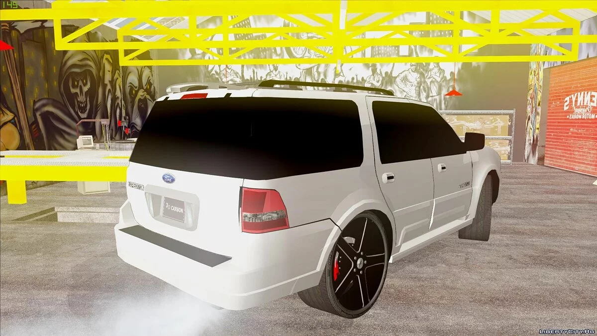 Стилізаційний комплект Urban Rider для Ford Expedition від 3dCarbon 2008 / GTA San Andreas