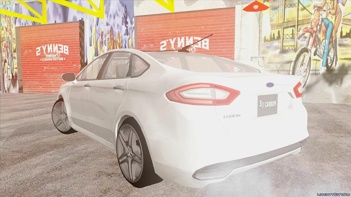 حزمة تصميم فورد فيوجن من 3dCarbon 2014 / جي تي إيه سان أندرياس