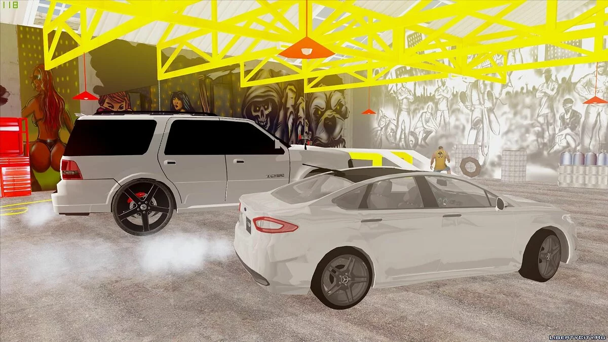 حزمة تصميم فورد فيوجن من 3dCarbon 2014 / جي تي إيه سان أندرياس