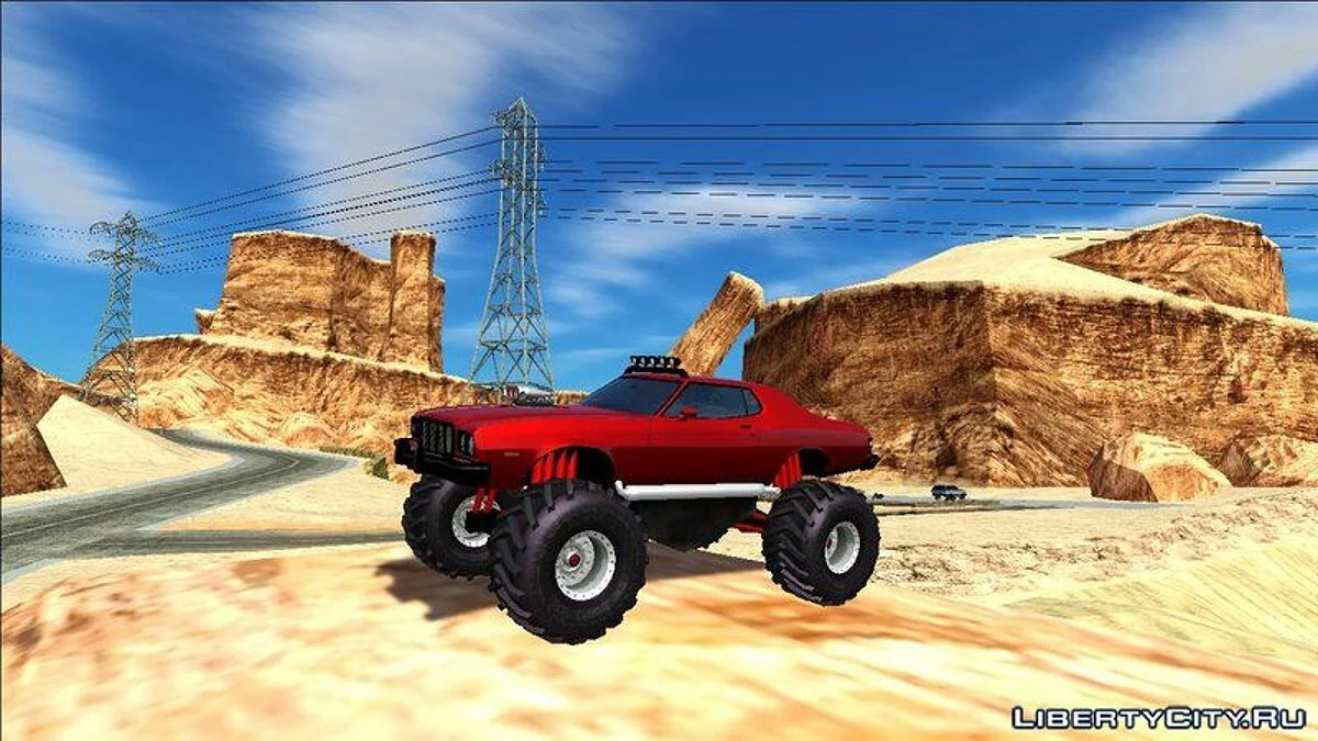 1975 Ford Gran Torino Monster Truck / GTA San Andreas