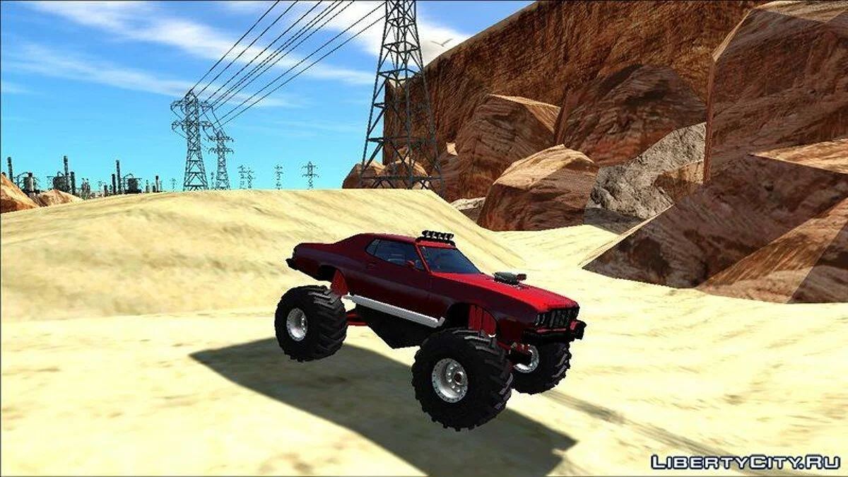 1975 Ford Gran Torino Monster Truck / GTA San Andreas