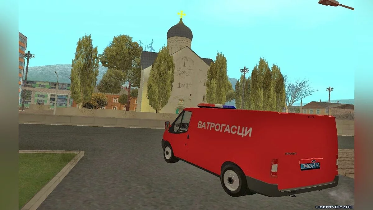 Ford Transit Firefighters / GTA San Andreas