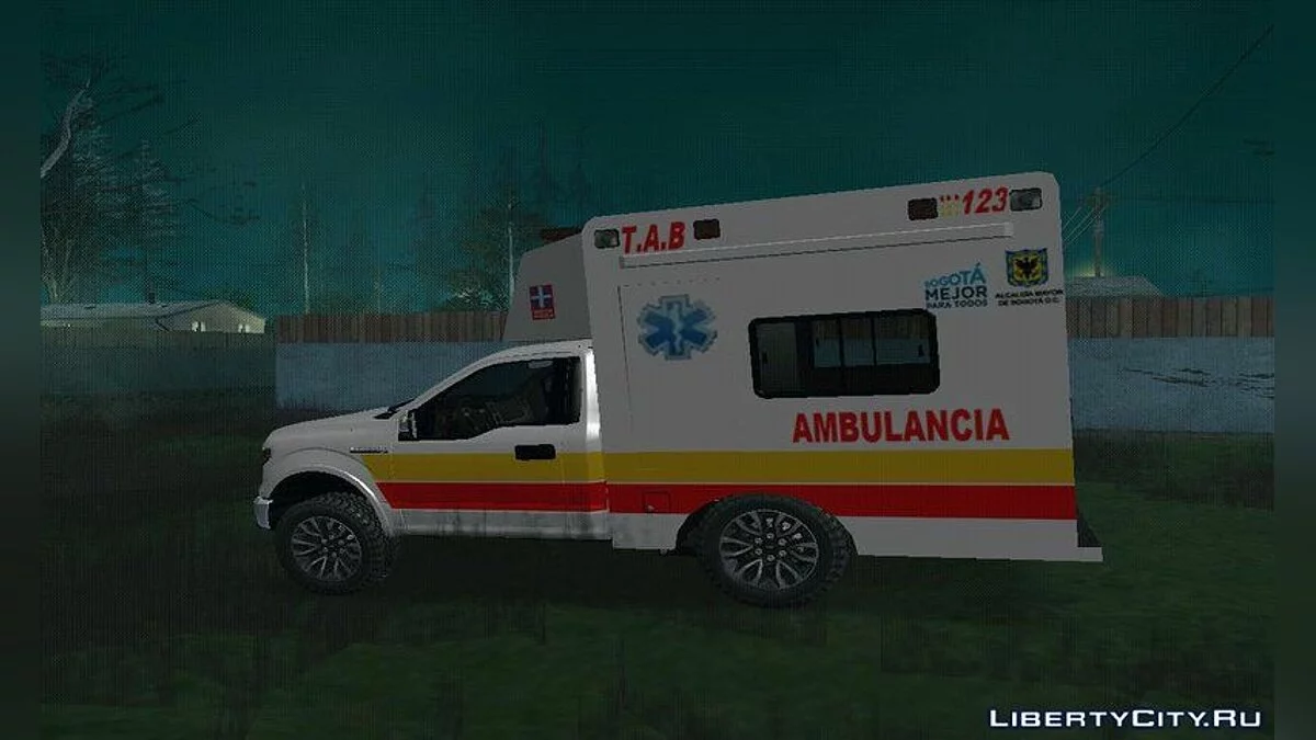 FORD F150 (швидка допомога Боготи) / GTA San Andreas