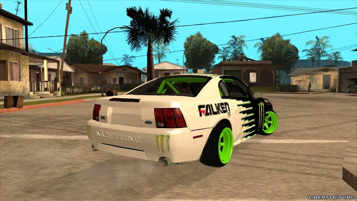 Ford Mustang 1999 Drift Monster Energy Falken / GTA San Andreas