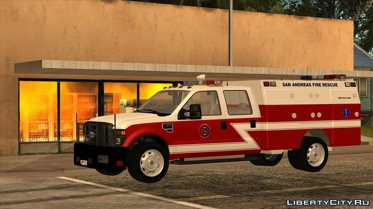 2011 Ford F-250 San Andreas Fire Department / GTA San Andreas