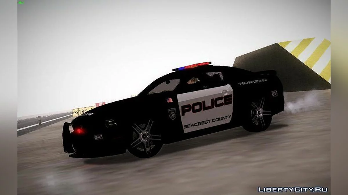 2013 Ford Mustang Boss 302 Police + Cop Girl Skin / GTA San Andreas