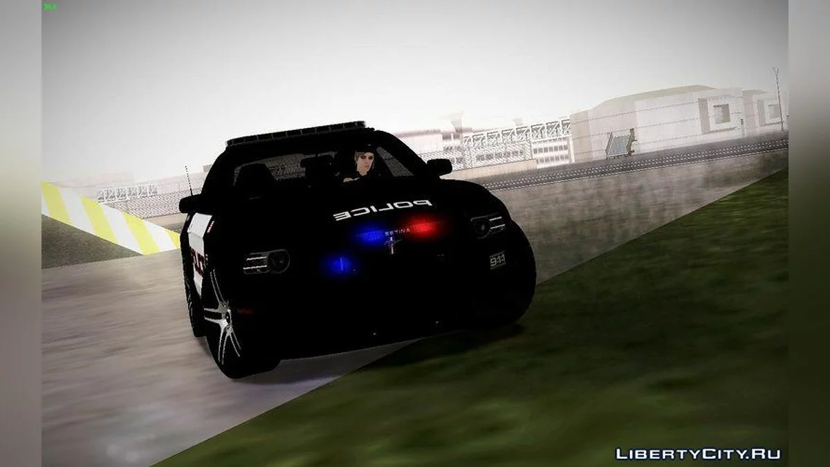 2013 Ford Mustang Boss 302 Police + Cop Girl Skin / GTA San Andreas