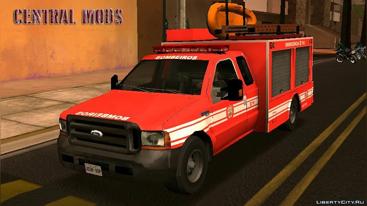Ford F4000 - пожежна служба / GTA San Andreas