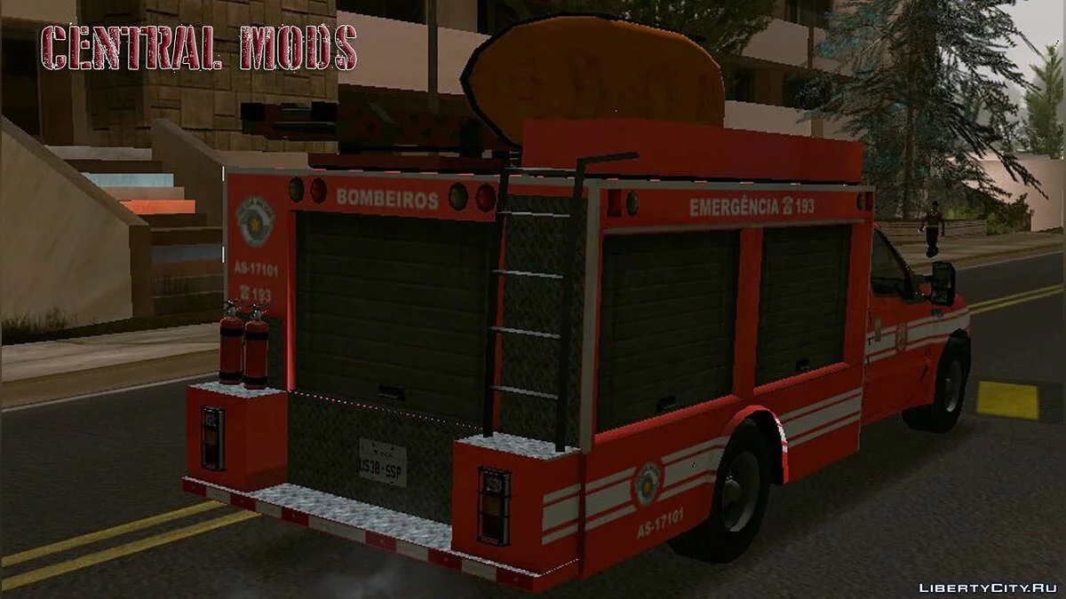 Ford F4000 - пожежна служба / GTA San Andreas