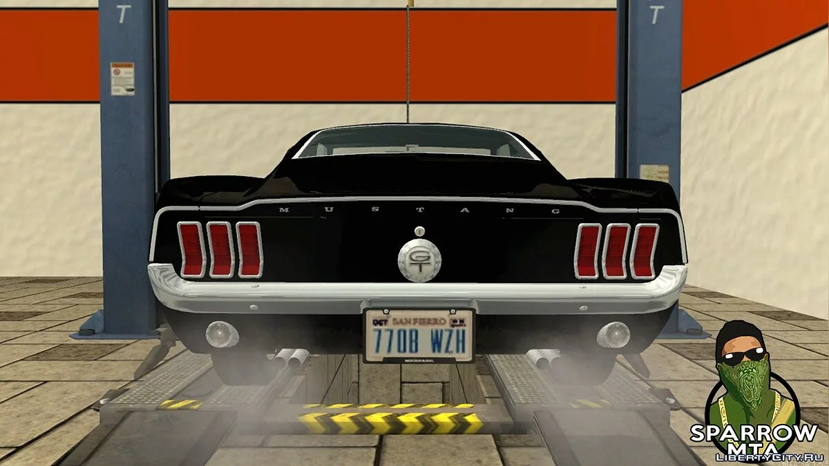 Ford Mustang GT Fastback 390 1968 / GTA San Andreas