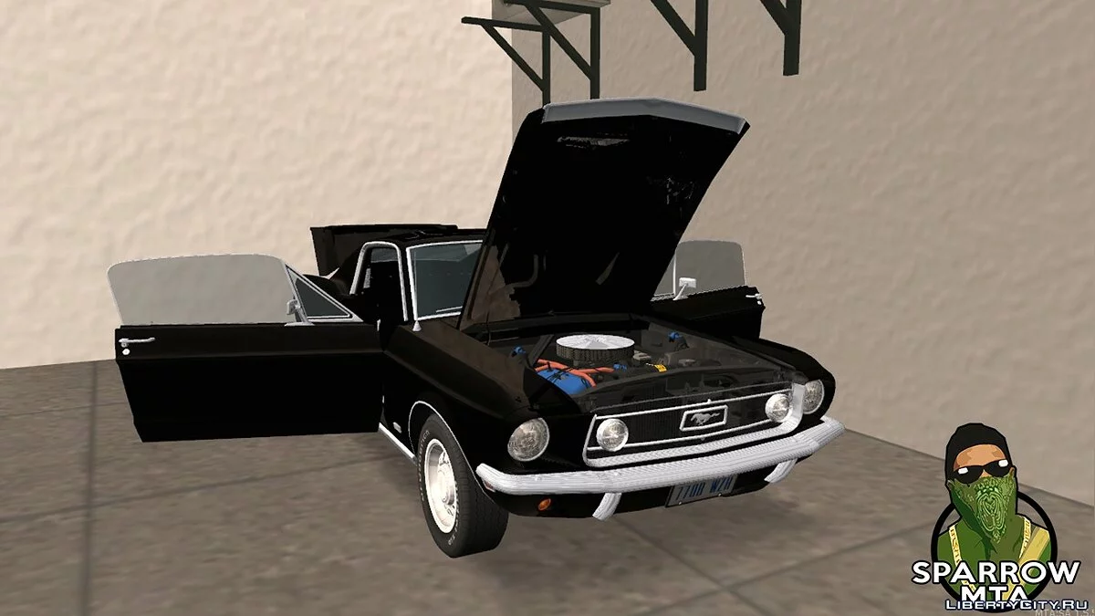 Ford Mustang GT Fastback 390 1968 / GTA San Andreas